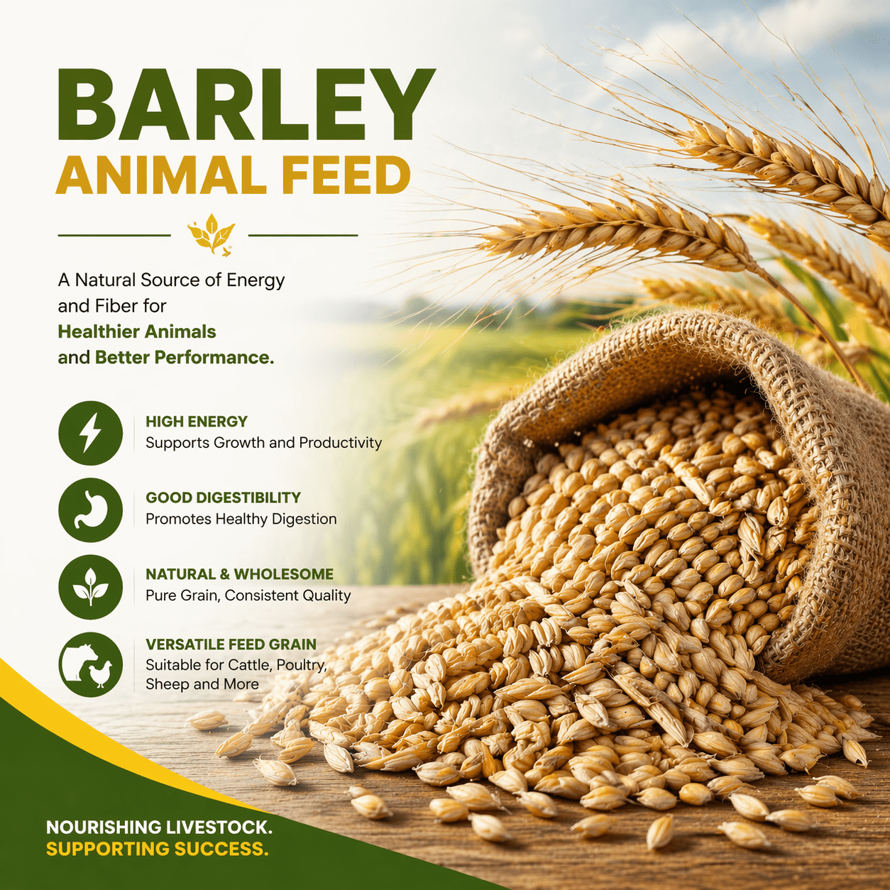 Barley For Animal Feed