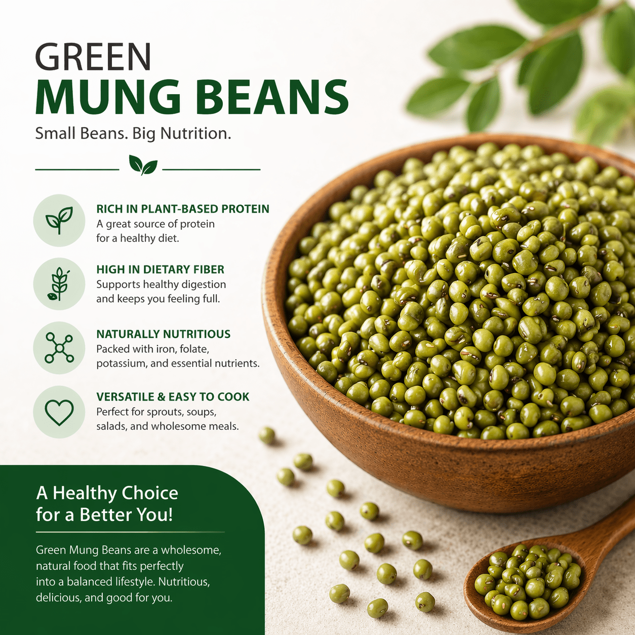 Green Mung Beans – Fresh, Nutritious