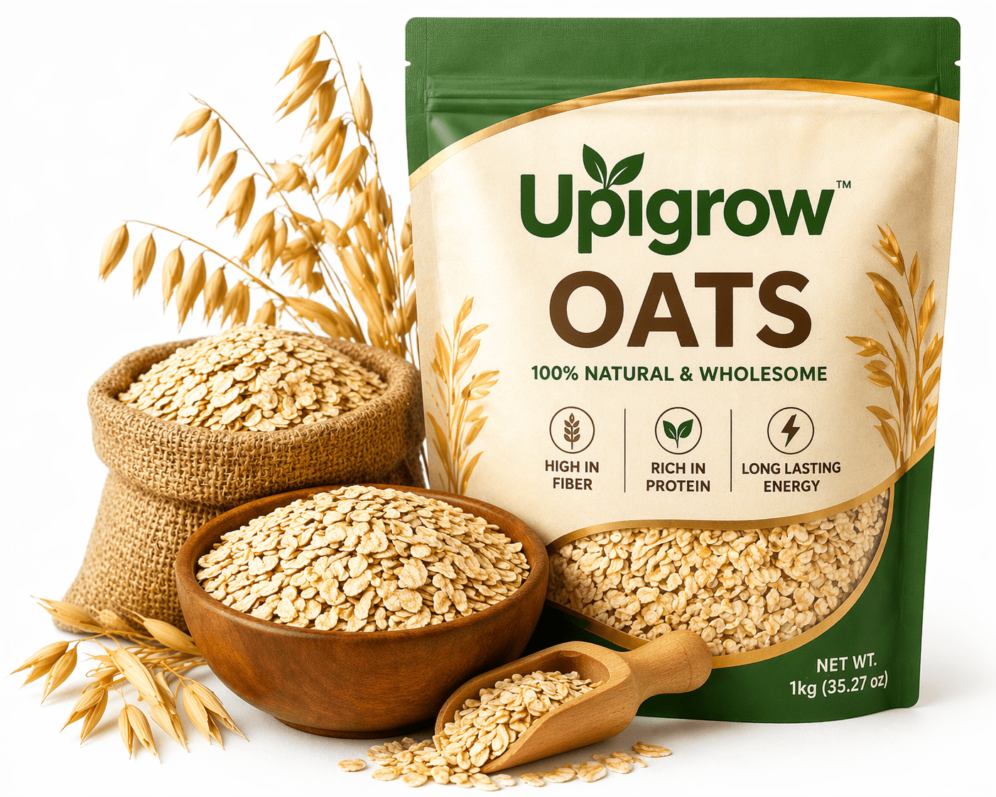 Upigrow Oats 50kg – Premium Quality Whole Oats